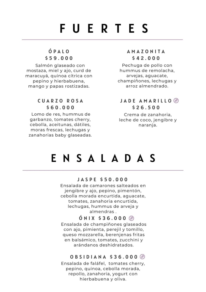 Fuertes y Ensaladas