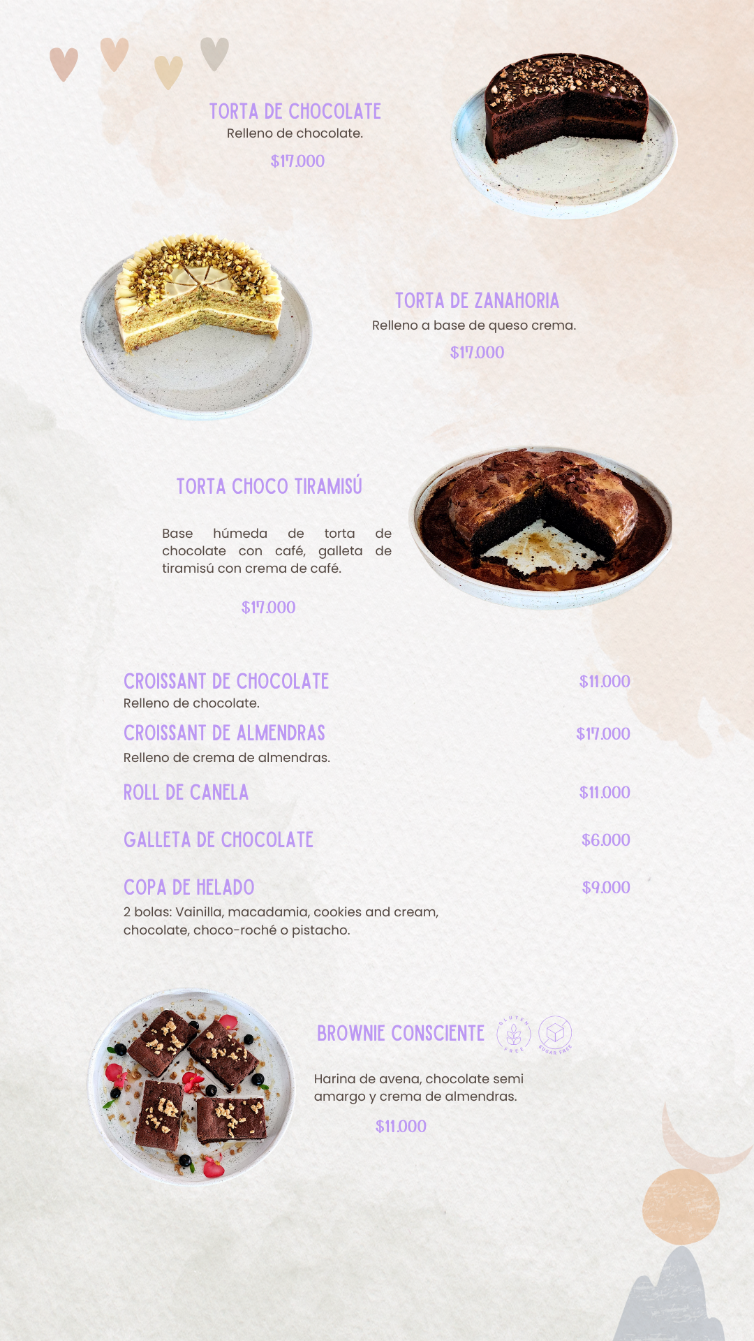 Dulce Menu PRADMA 2025 Vibra