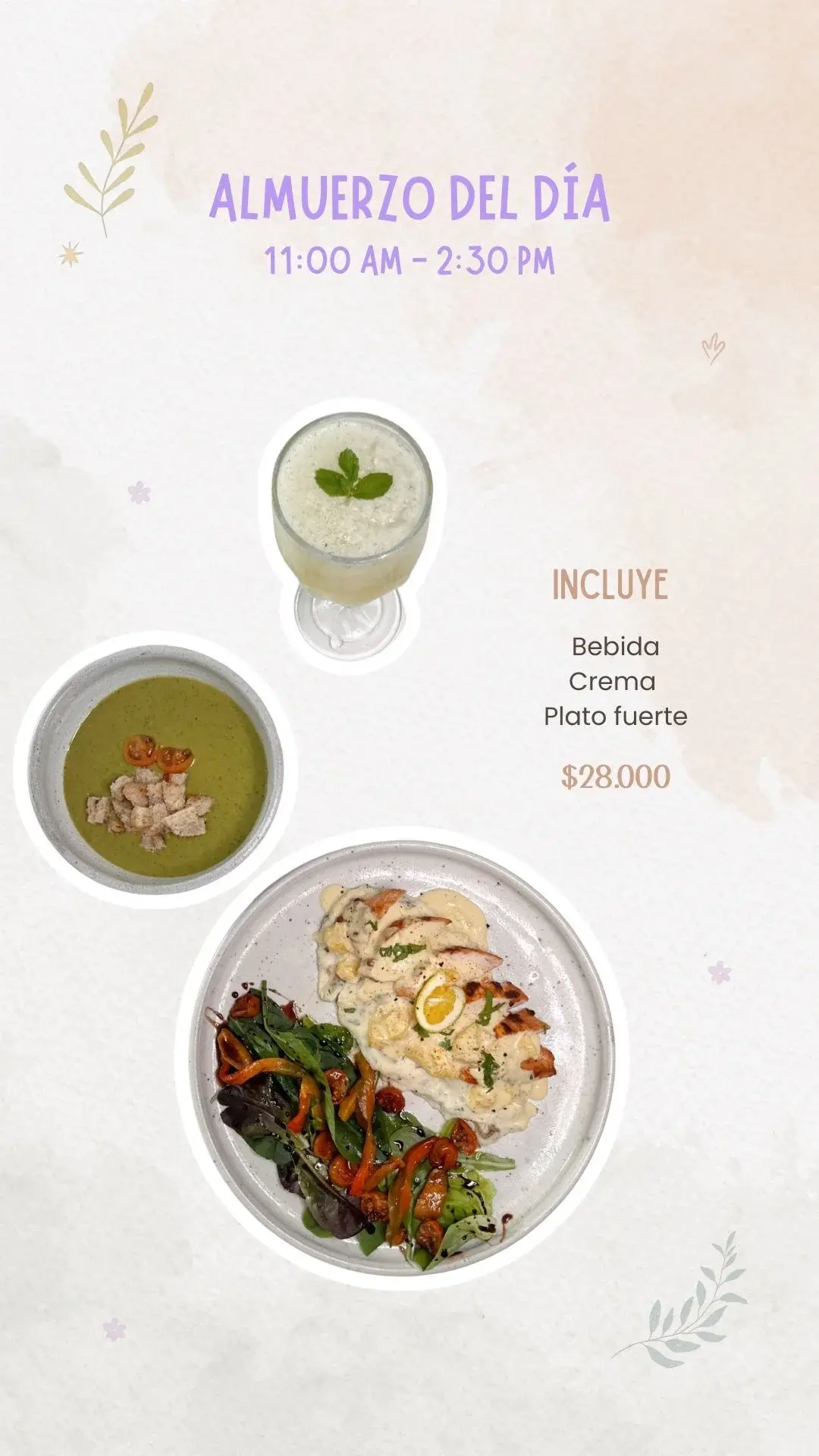 Menu del dia PRADMA